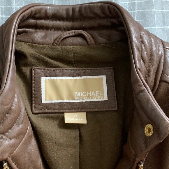 Michael Kors leather jacket - Picture 2 of 6
